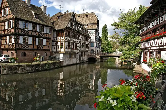 Traditioinal houses in Strasbourg