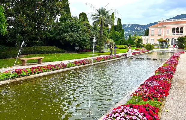 Fountains at the French Garden