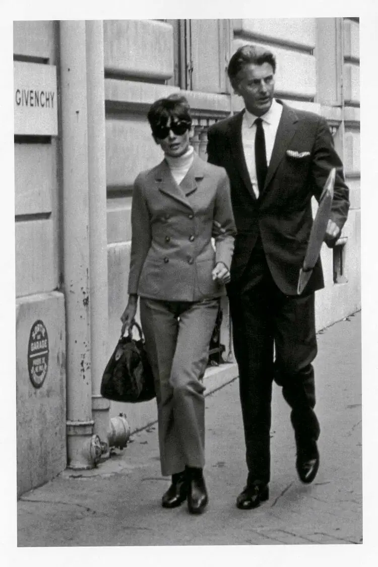 Audrey Hepburn and Hubert de Givenchy