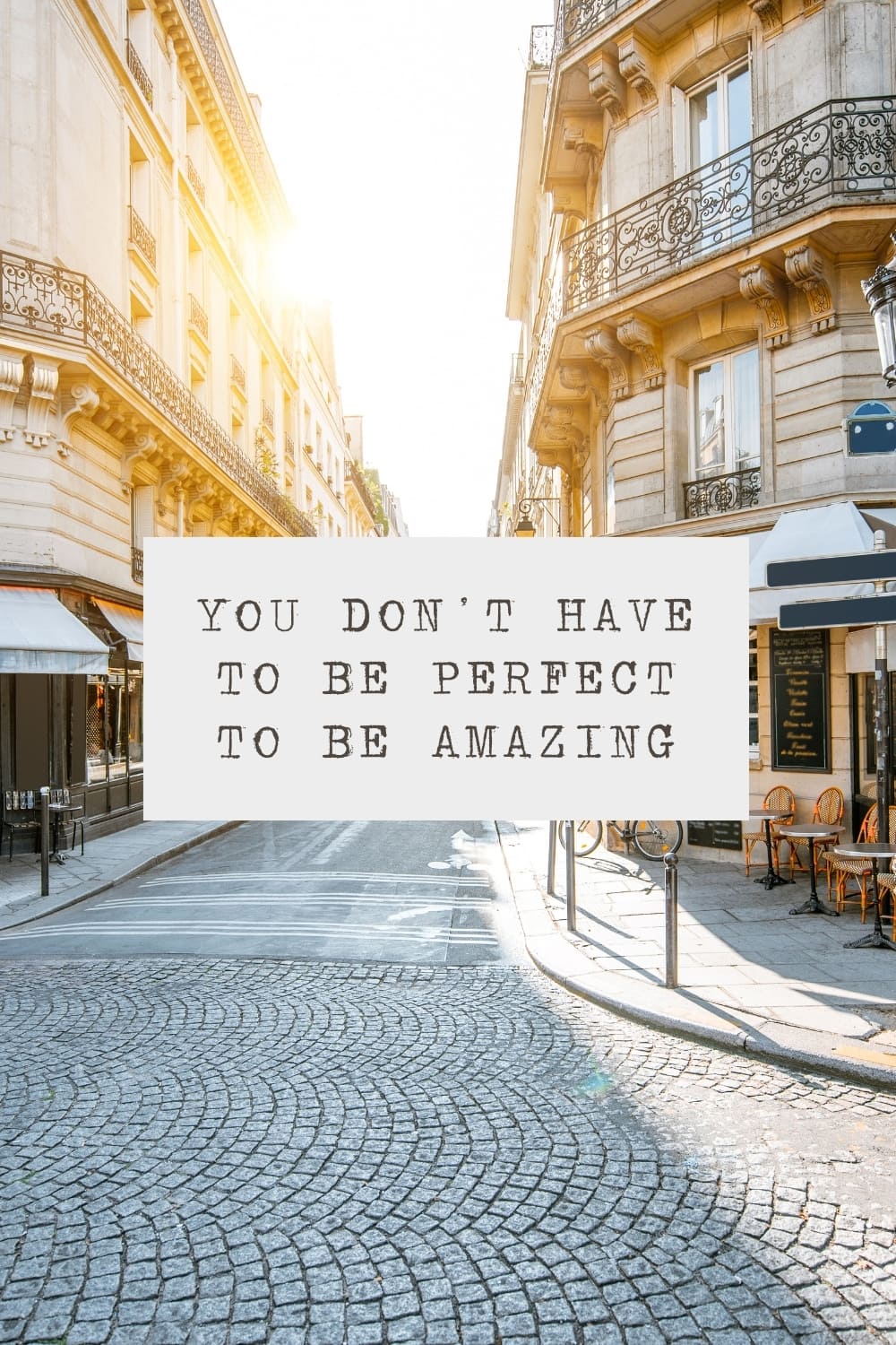 quote You don’t have to be perfect to be amazing