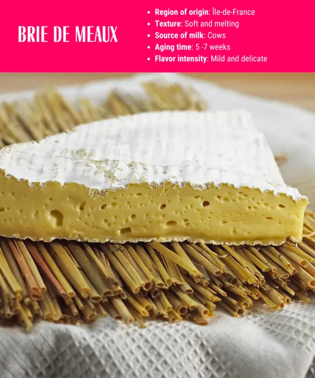 description of brie de meaux cheese