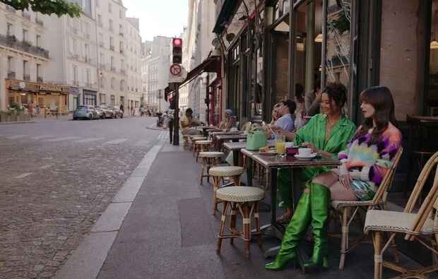 a clean street in Emily in Paris