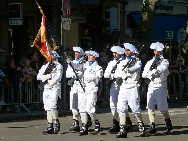 Lyon military parade