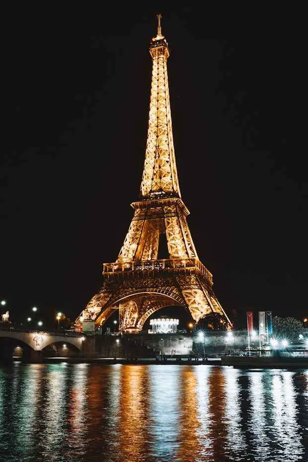 Eiffel Tower at night