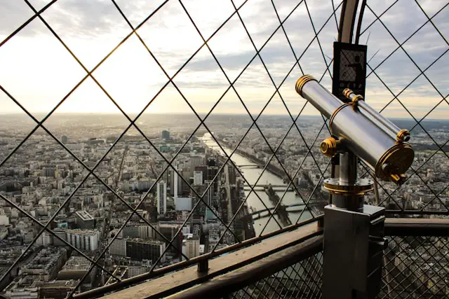 view from eiffel tower