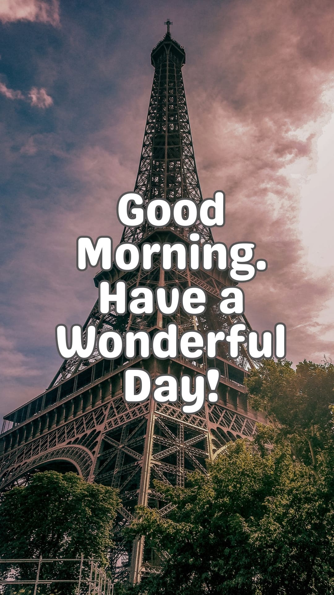 good morning paris message