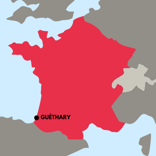 guethary map