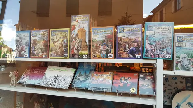 The "Carcassonne" board game sold in different versions