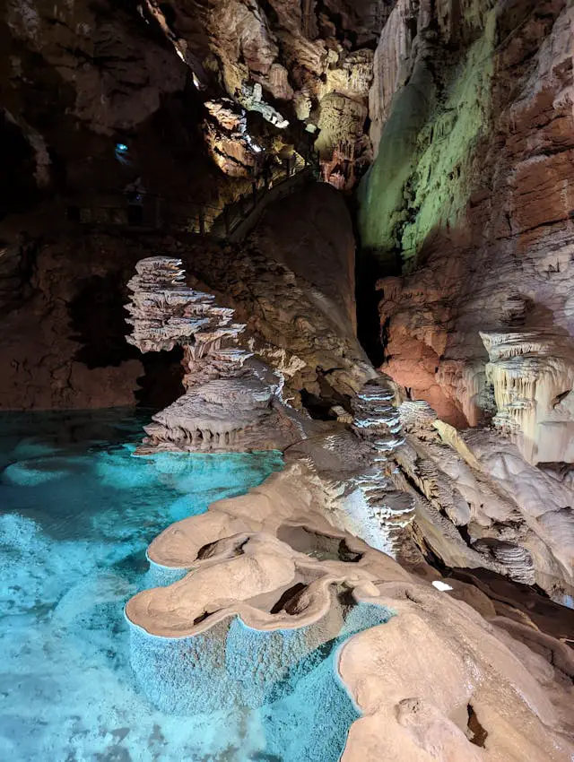 crystal-clear waters of the chasm