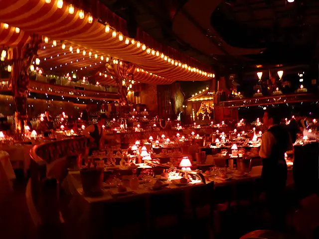 Inside of the Moulin Rouge