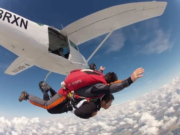 skydiving