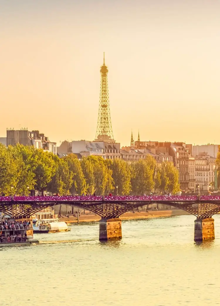 pont des arts sunset