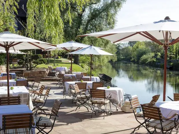 terrasse/restaurant of the hotel