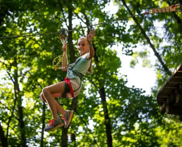 treetop adventure course