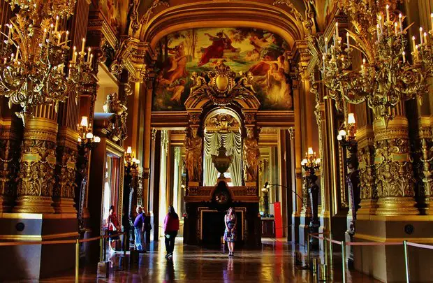 El interior del ópera garnier