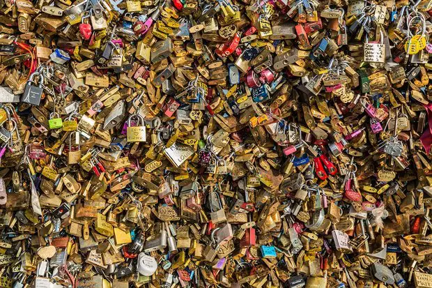 Los candados del Pont des Arts