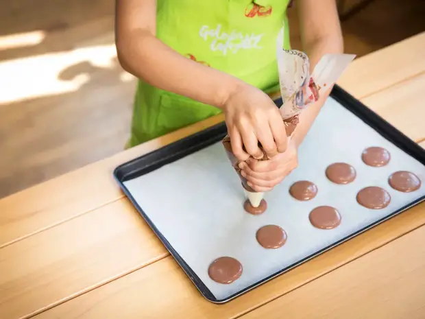 Atelier macarons aux Galeries Lafayette