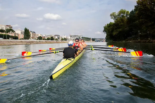 Course d'aviron