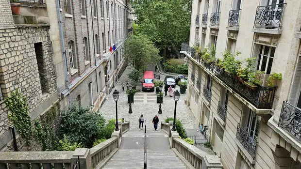 Escalier Rue Girardon