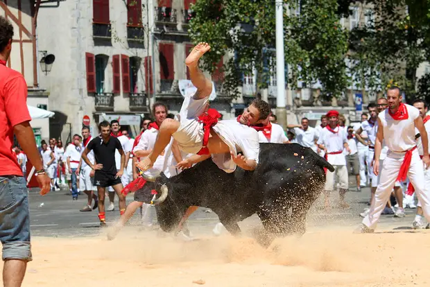 fête traditionnelle du pays basque à Bayonne