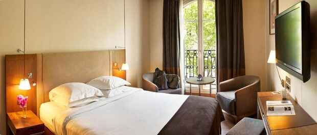 chambre du grand hôtel Paris