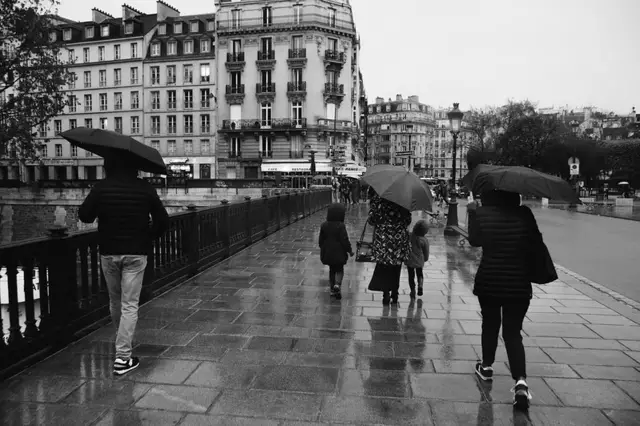 Paris sous la pluie