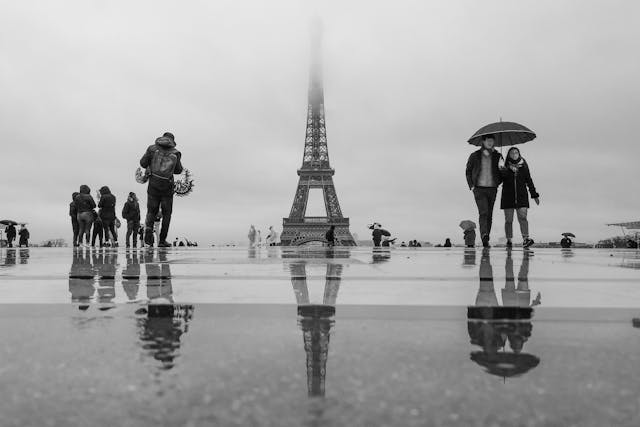 Paris sous la pluie