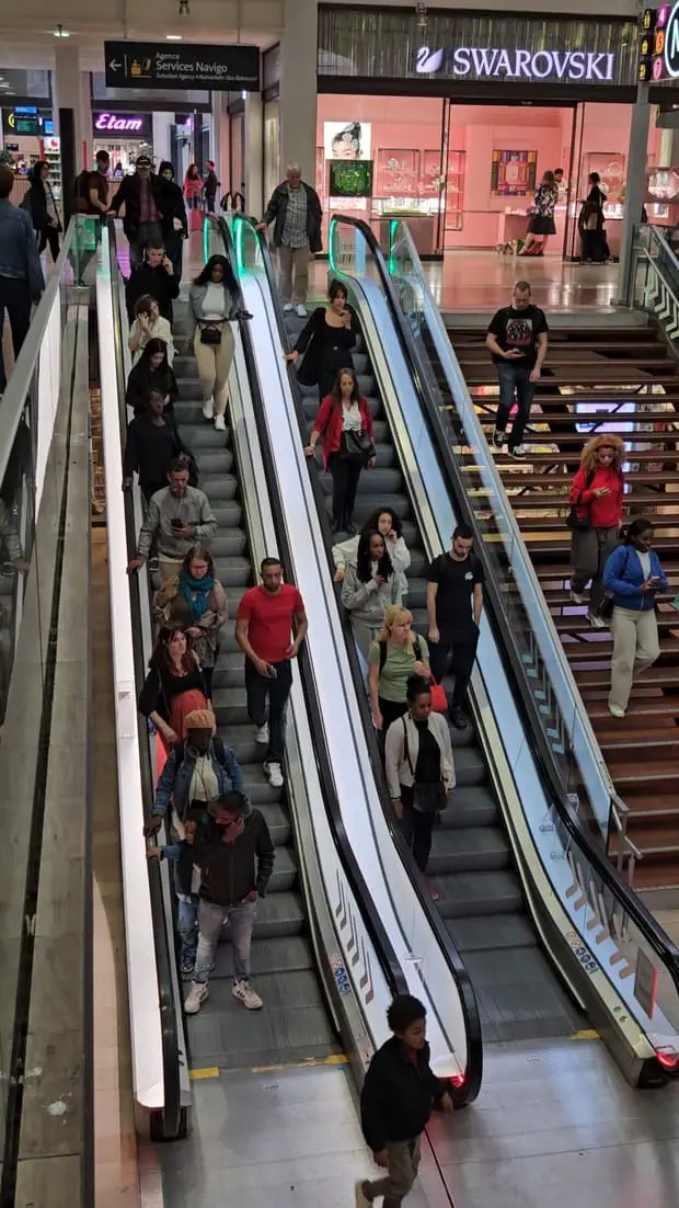 escalators à paris