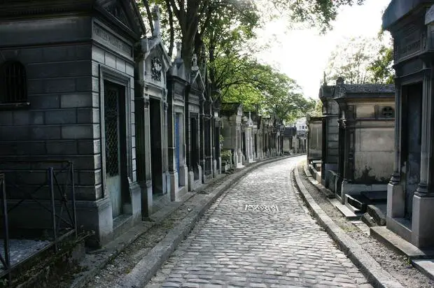 Le cimetière père Lachaise à Paris