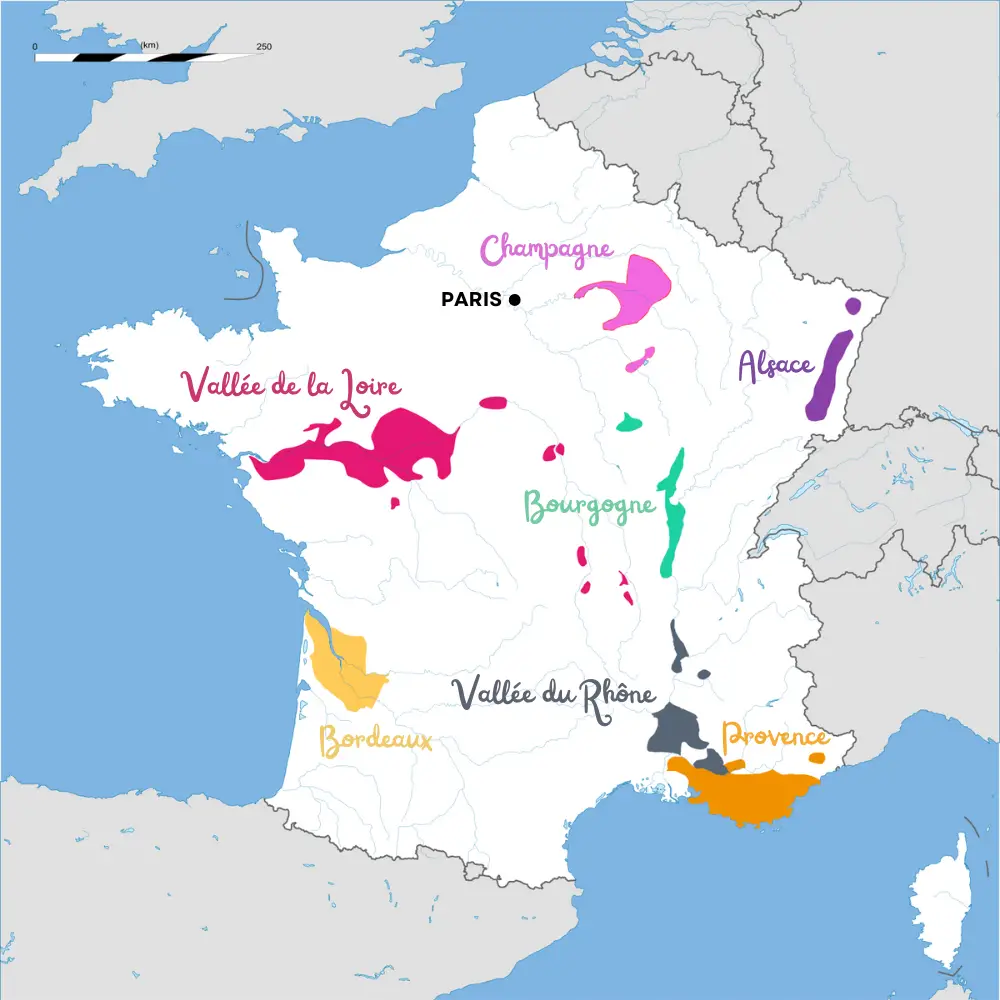 regions viticoles france