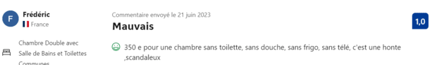 toilettes et douches