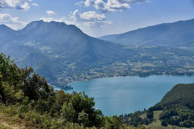 Vue sur le lac d'Annecy