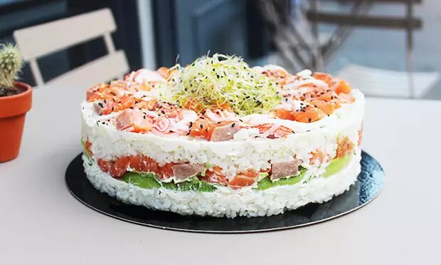 sushi cake fuumi